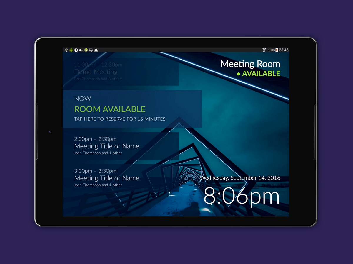 How to Add a Meeting Room Display to Office 365 [Android Tablets] by