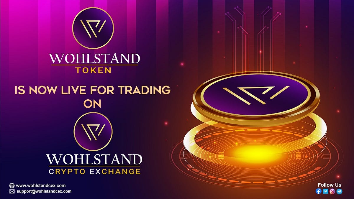 Trade our native token(WT) in WOHLSTAND CEX…!!! - WOHLSTAND CEX - Medium