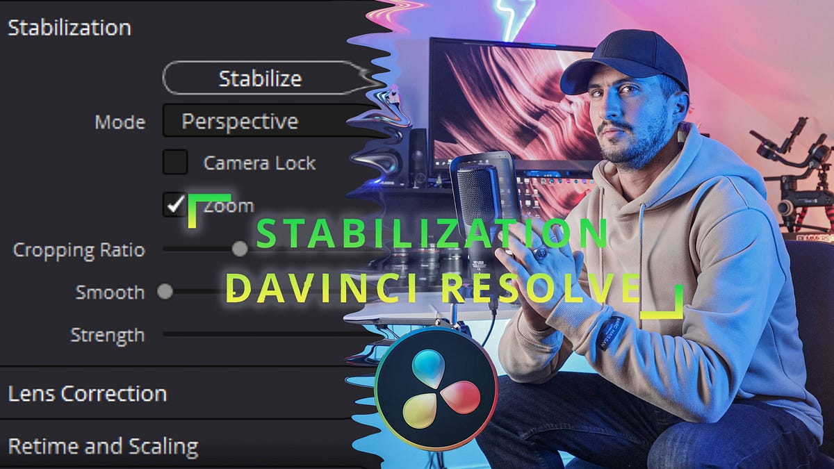 How to stabilize footage like a pro with davinci resolveci resolve