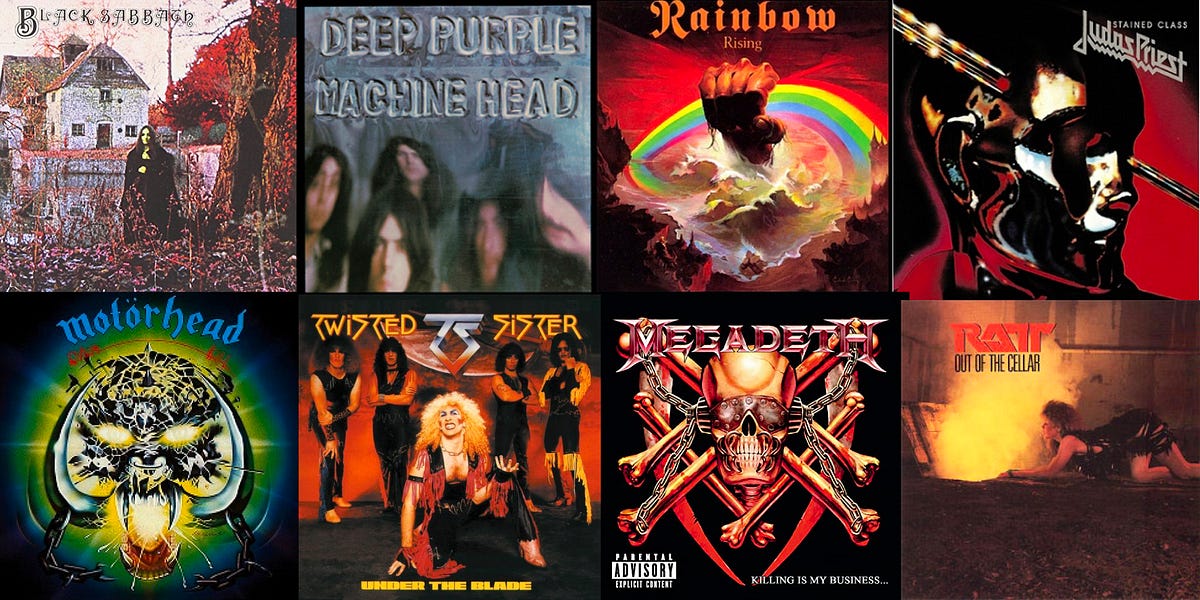 25 Classic Heavy Metal Albums To Start With, by Gregory Sadler, Heavy  Metal Philosopher