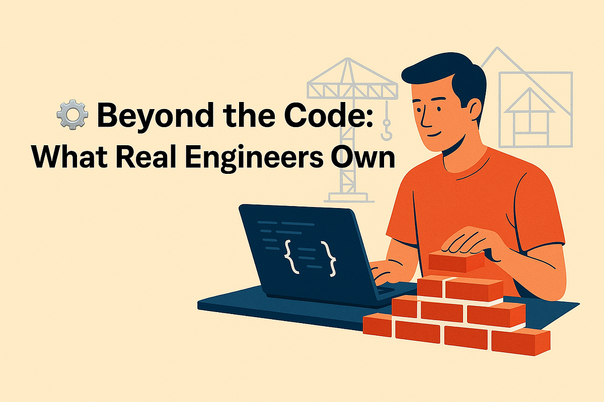 ⚙️ Beyond the Code: What Real Engineers Own | by Florian Métoz | Medium