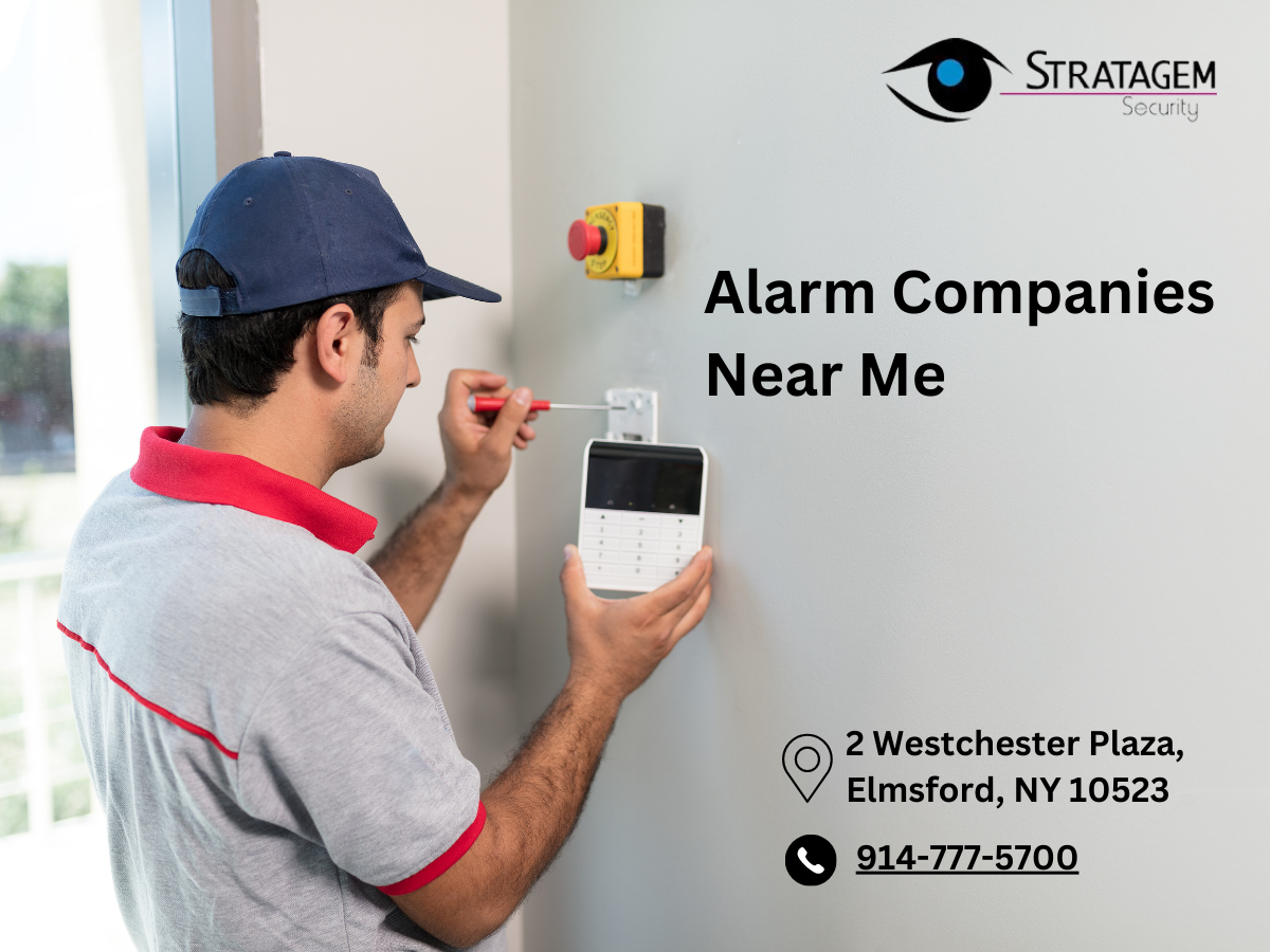 Are you looking for alarm companies near you? Stratagem Security can