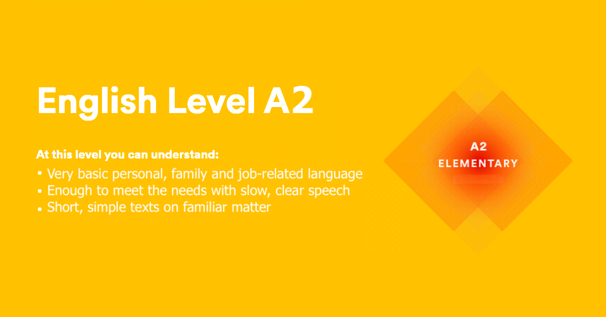What is A2 English Level (Elementary)? - International English Test - Medium