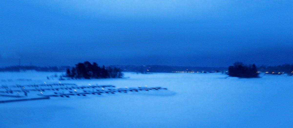 Blue in the Winter
