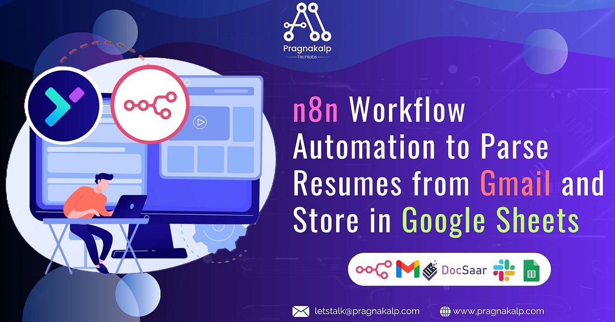 n8n Workflow Automation to Parse Resumes from Gmail and Store in Google ...