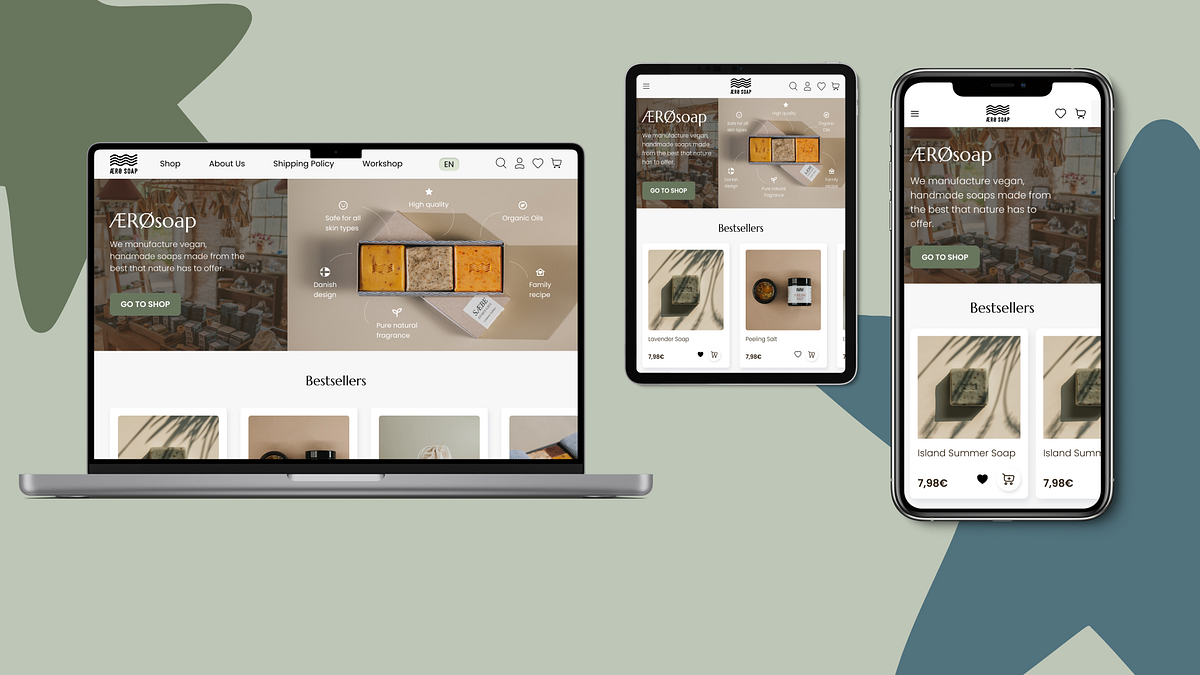 A UX/UI Design Case Study. Designing a Responsive Website for a Local ...