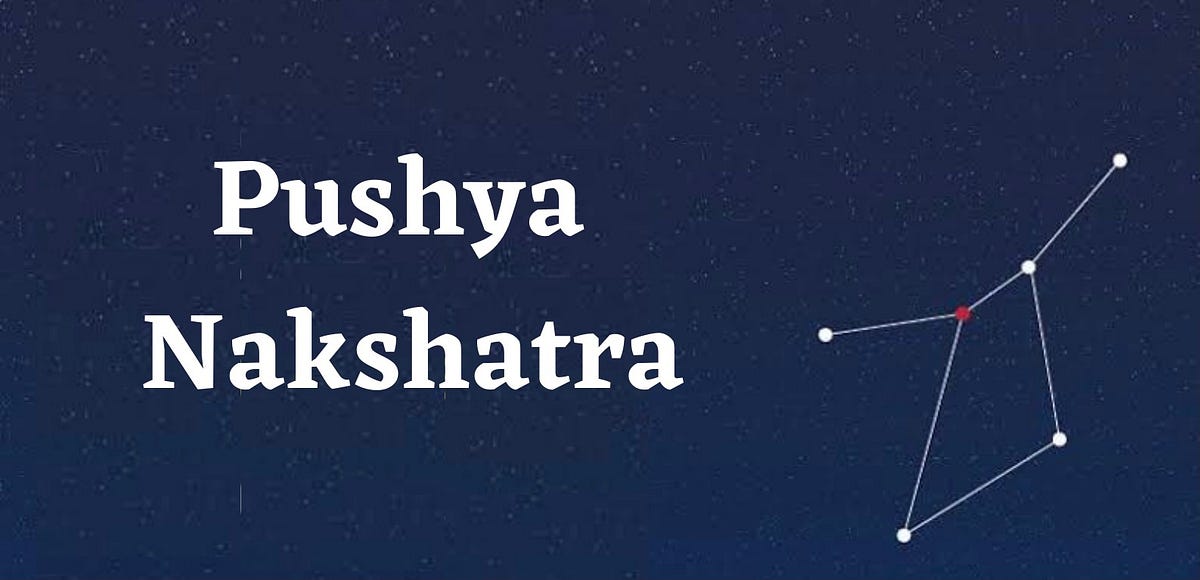 The Auspicious Pushya Nakshatra. Often, many of us must have heard
