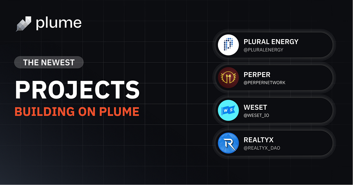 New Projects Deployed On Plume Jan 28 Feb 3 By Plume Network   1*eQyxRY0gfhOQbbQwKh1 Vg 