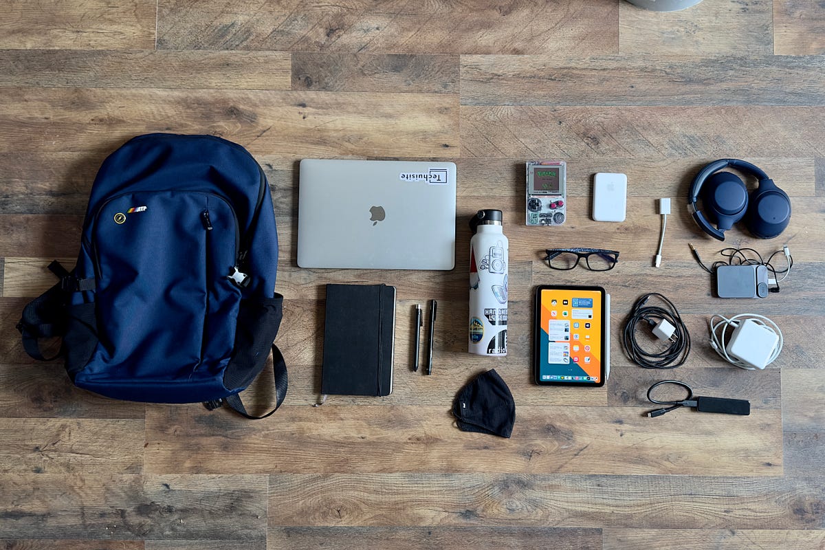 My Ultimate Tech Bag for 2023. The essential technology and gadgets… | by  Paul Alvarez | Techuisite