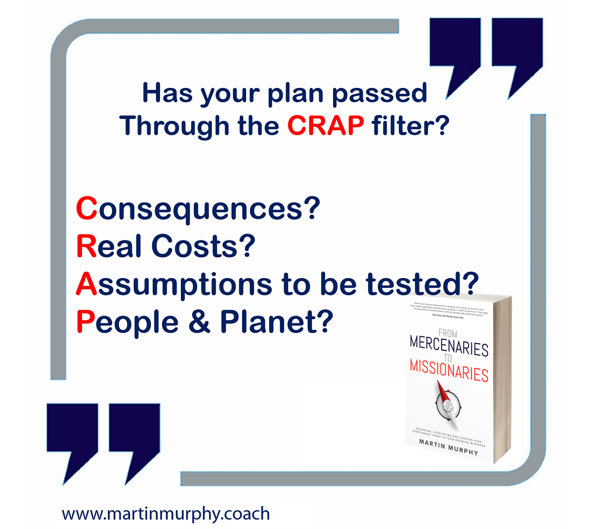 The CRAP Test. The challenge with following an… by 🌍Martin 'Murph