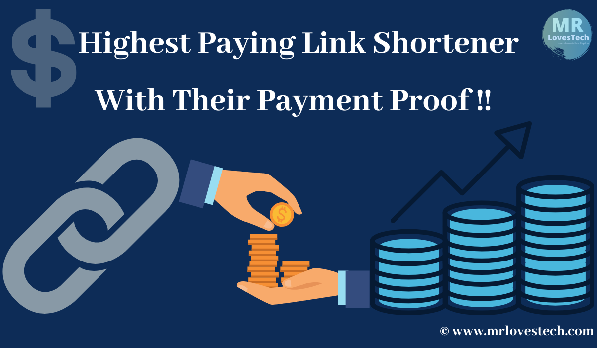 Top 5 Highest Paying Link Shortener with Their Payment Proof 50
