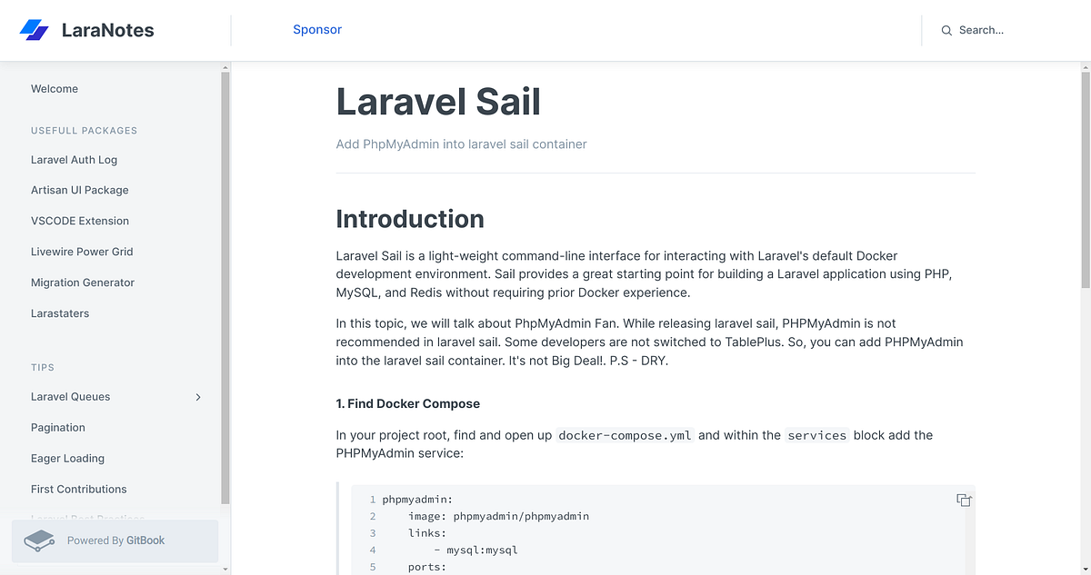 Laravel Notes. You ou can search with one tab and one link… | by Shaung ...