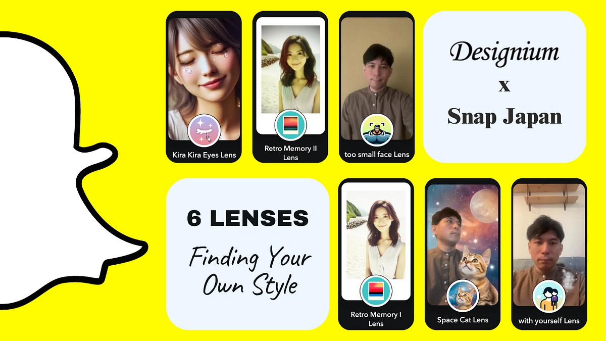 Designium and Snap Japan Launch a Captivating Collection of Snapchat Lenses