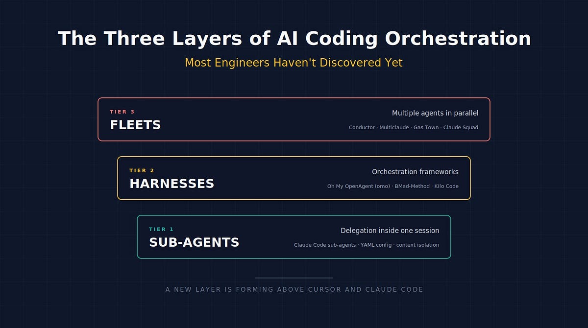 The Three Layers of AI Coding Orchestration Most Engineers Haven’t Discovered Yet