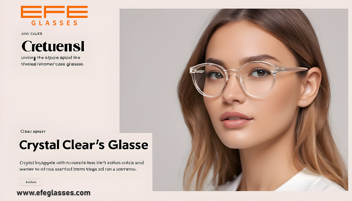 Clear Vision, Clear Style: Exploring the Trendy Appeal of Women’s Clear Glasses  by EFE 