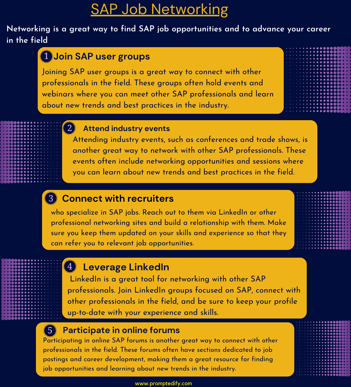 SAP Job Networking Prompt Edify (OPC) Pvt. Ltd. Medium