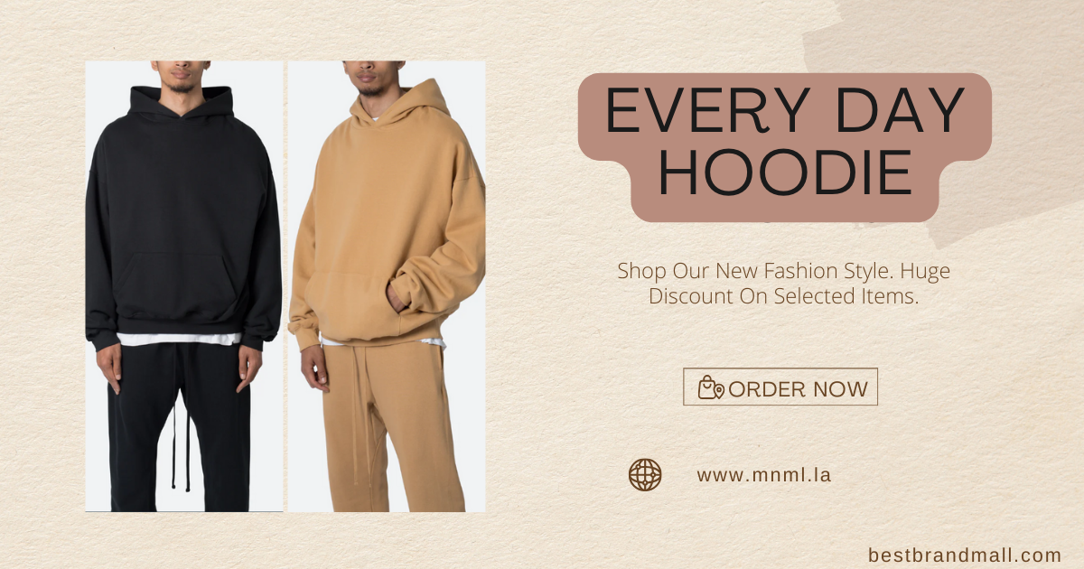 Fashion Forward and Frugal: Your Path to Mnml Discount Codes for Every Day  Hoodies | by Best Brand Mall | Oct, 2023 | Medium