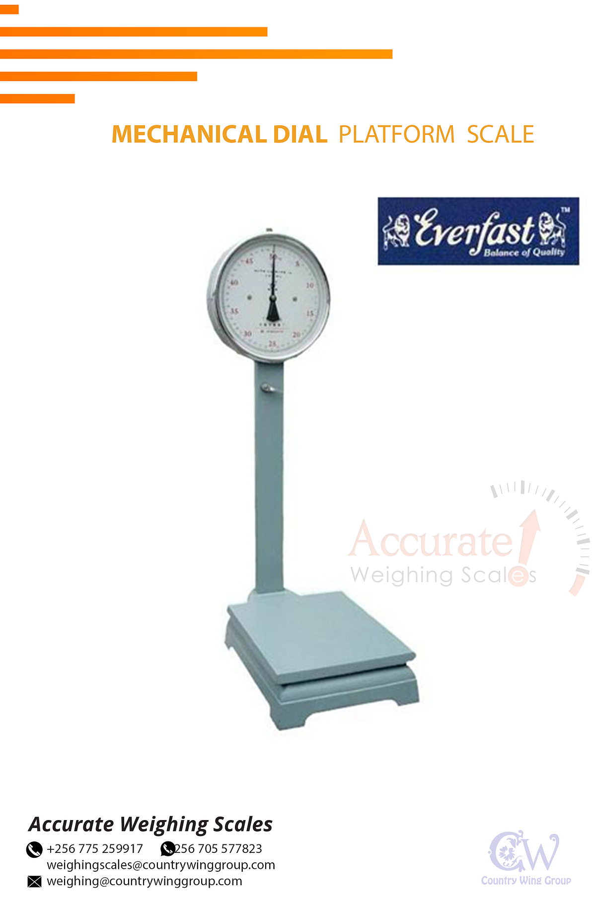 steelyard type mechanical platform scales for Village farm produce