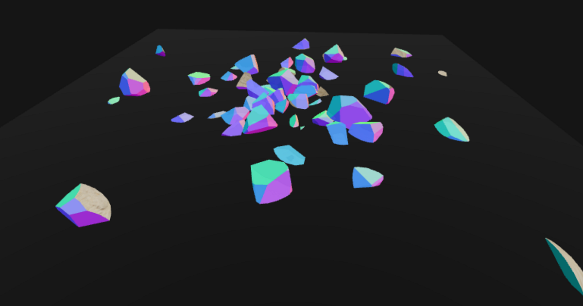 Creating Cell Fractured Animations Using Blender and React Three Fiber ...