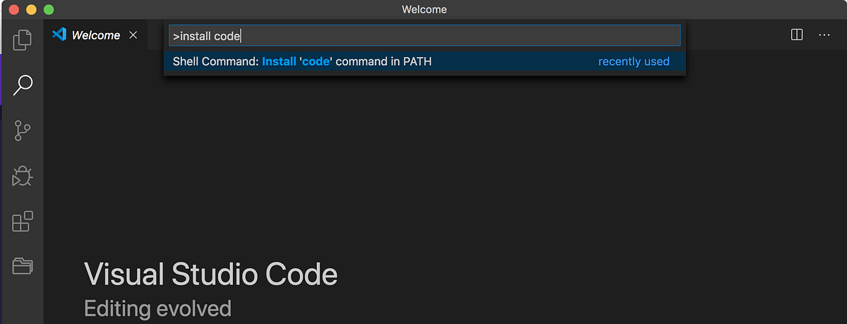 Tips: run VSC command on MAC. Visual Source Code프로그램을 mac의 터미널 환경에서 ...