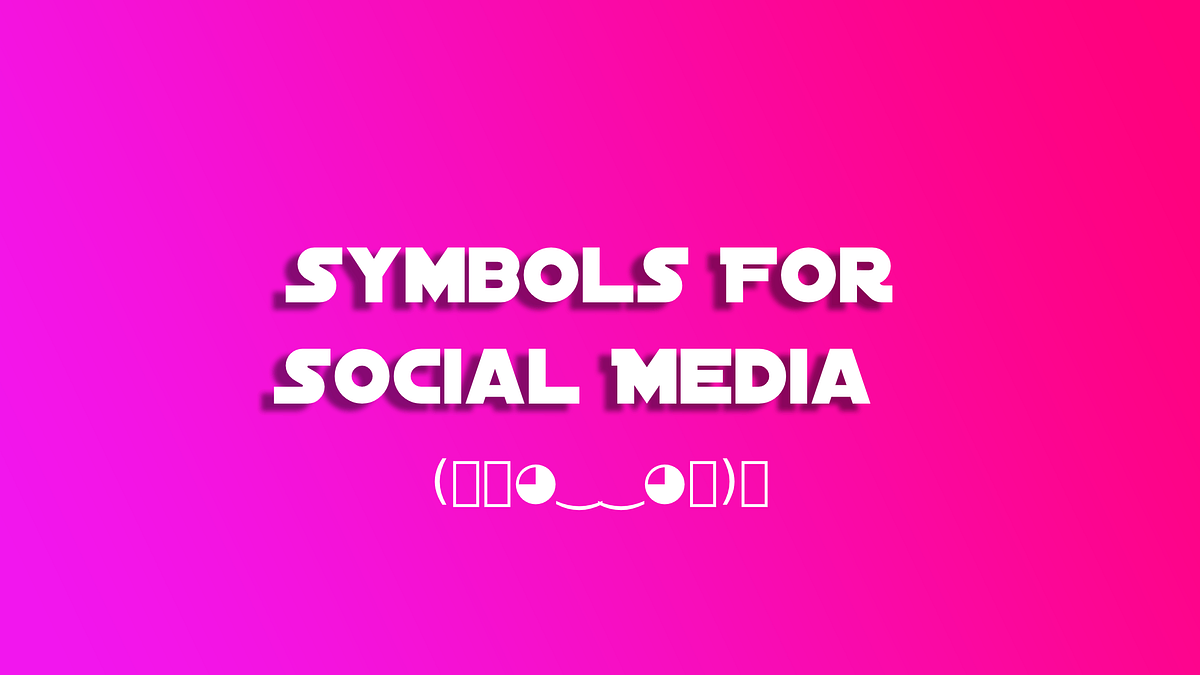Symbols to Copy And Paste For Social Media by Copy And Paste Symbols