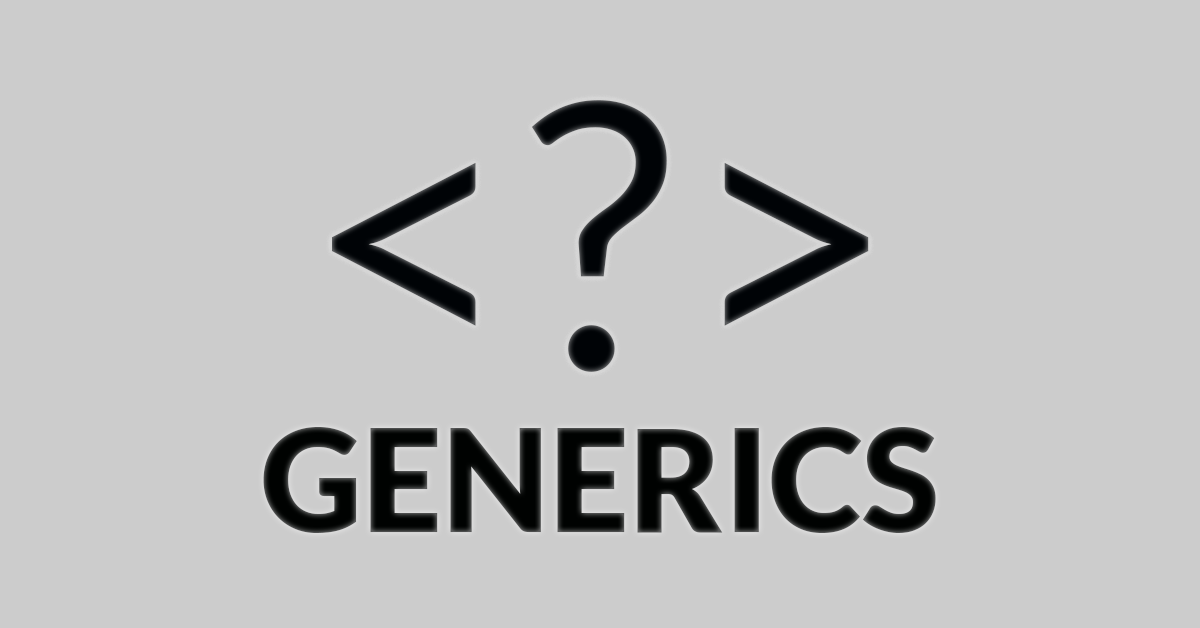 Java: Easy Notes of Generics. Generics, available since JSE 5.0, have ...