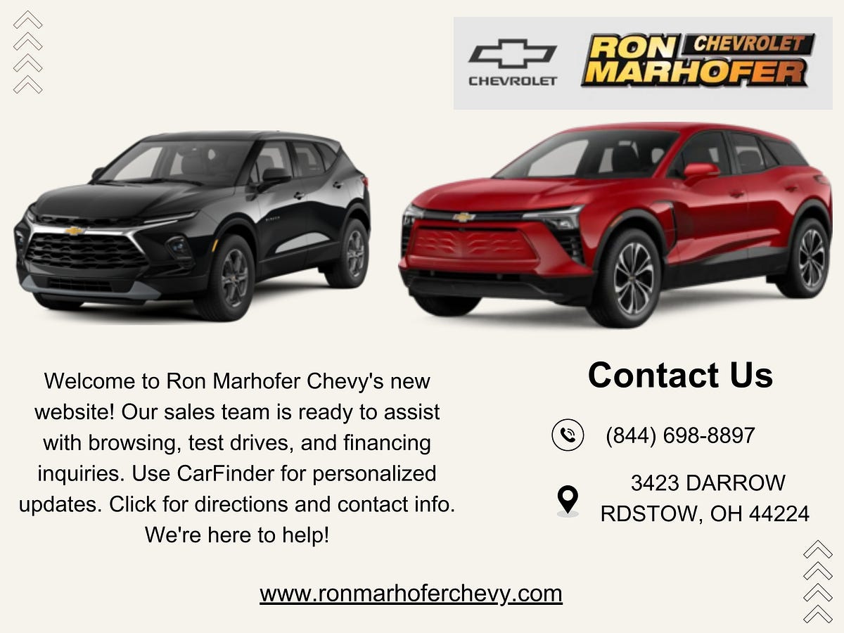 Ron Marhofer Chevrolet — Chevrolet Dealership in Stow, OH ganley123
