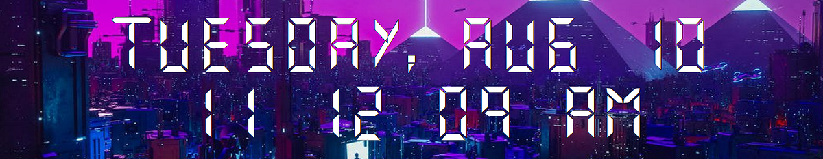 How todo a transparent background digital desktop clock with Python ...