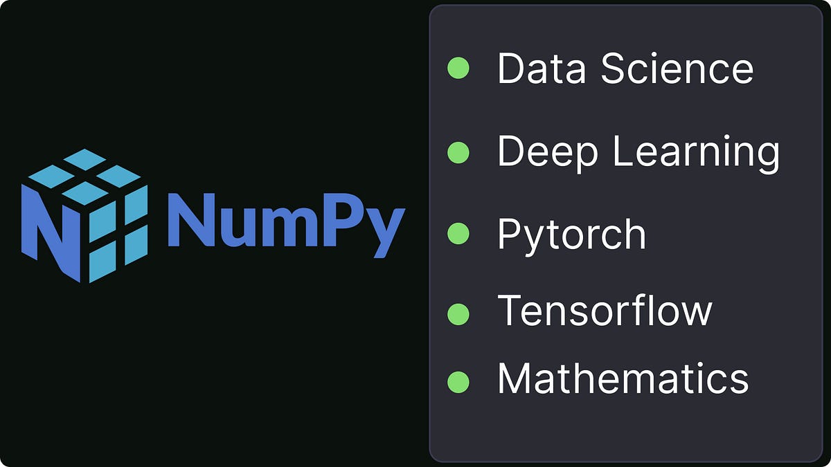 Python & Numpy — For Machine Learning & AI | by Gazi Monirul Islam ...