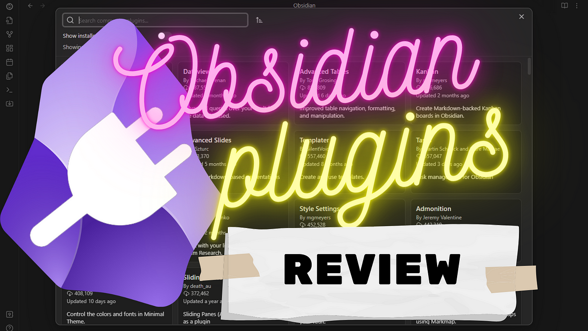 Obsidian Plugins Review — 56. Elevate Your Obsidia