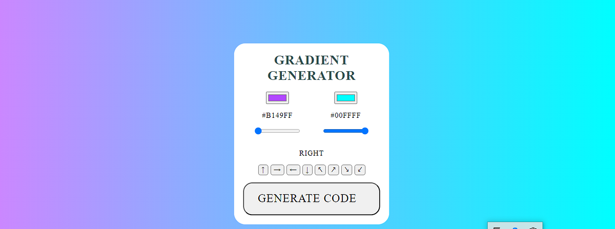 🌈 Introducing the Ultimate Gradient Color CSS Code Generator Tool! 🌈 ...