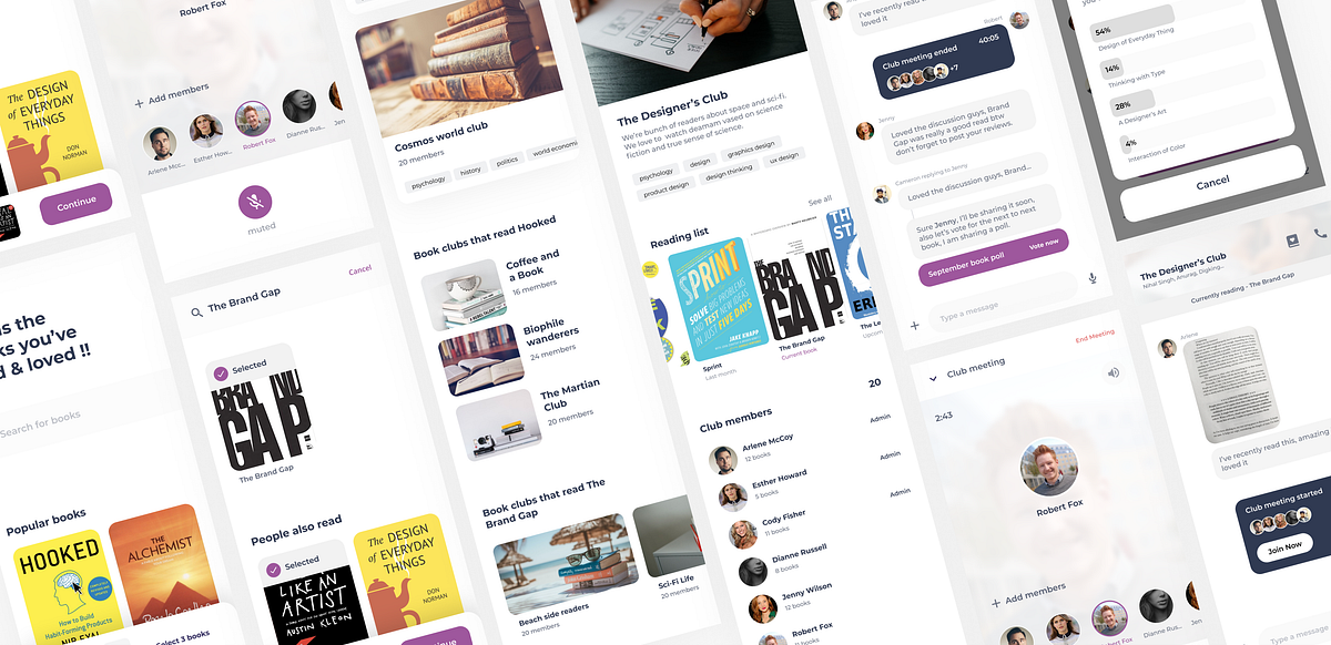 Designing an online book club experience UX Collective