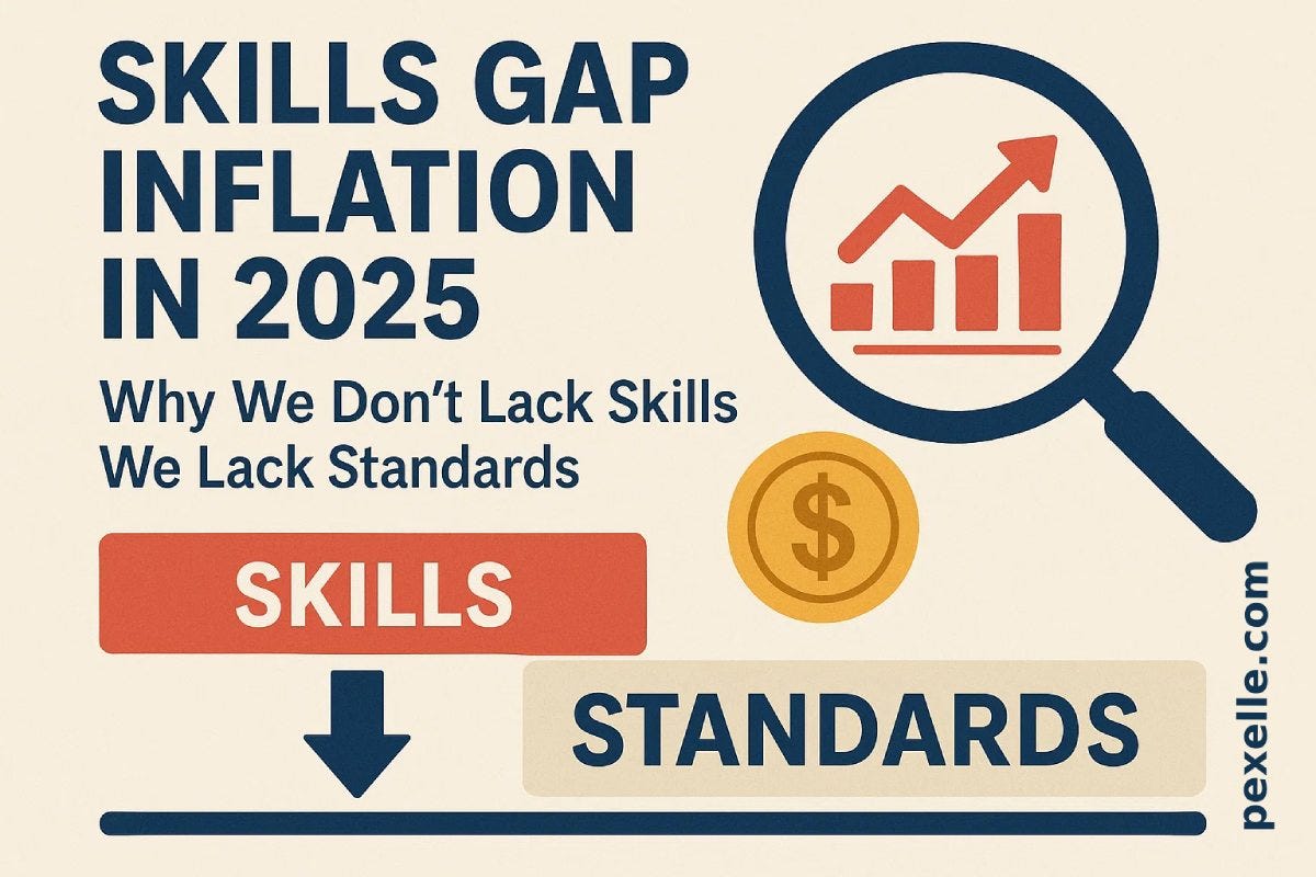Skills Gap Inflation in 2025: Why We Don’t Lack Skills : We Lack Standards