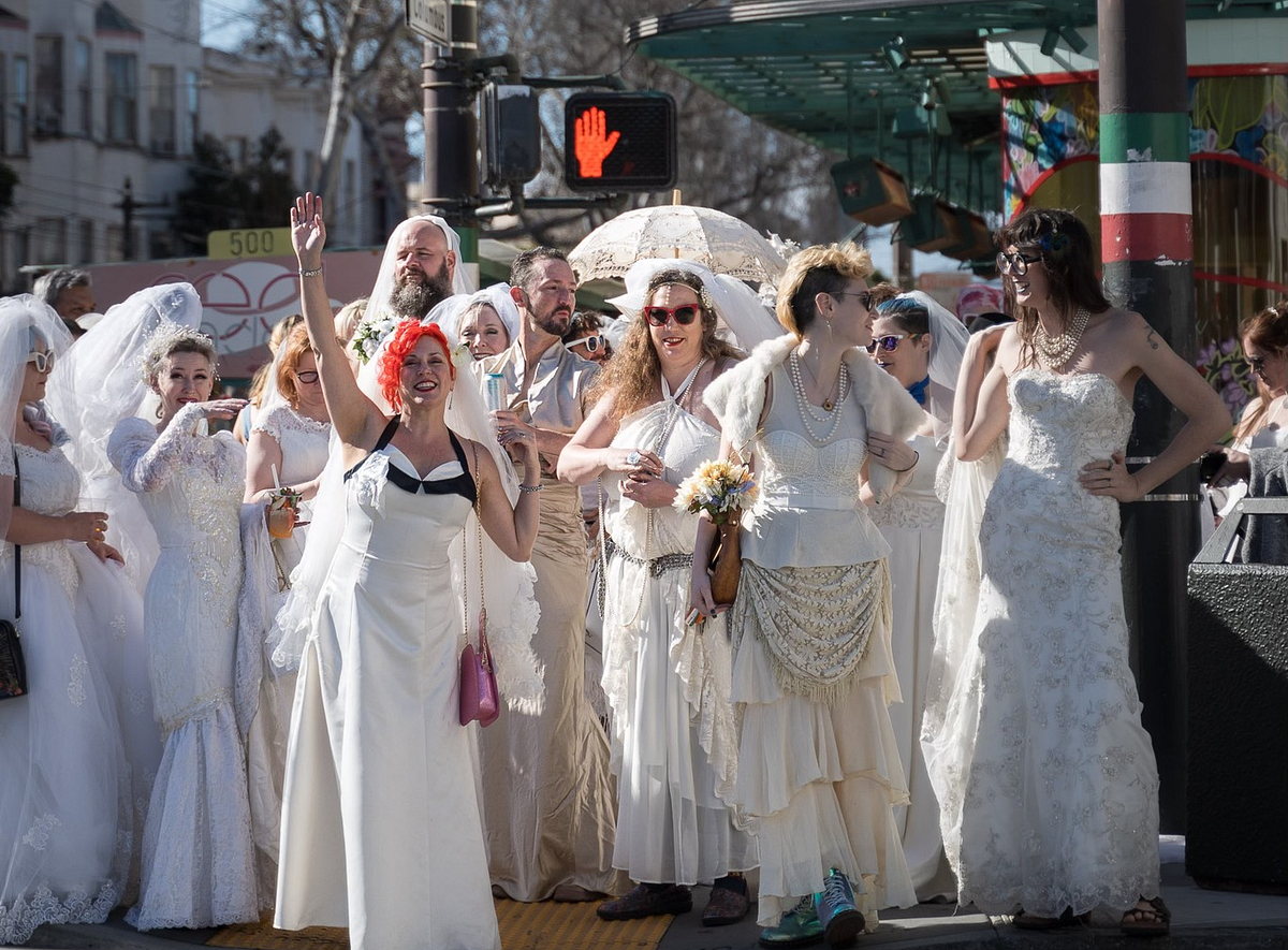 They all said yes to the dress