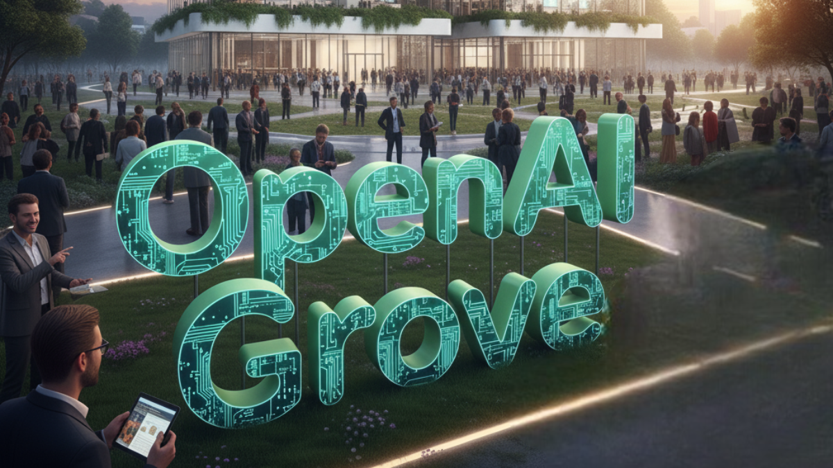 OpenAI Grove Launch: New program for pre-idea AI founders, guided by Altman’s Team, apply by Sept.