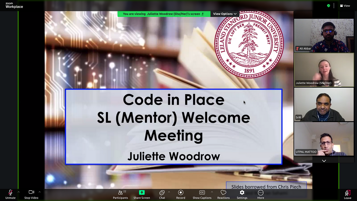 Update My Journey as a Section Leader at Stanford Code in Place 2024