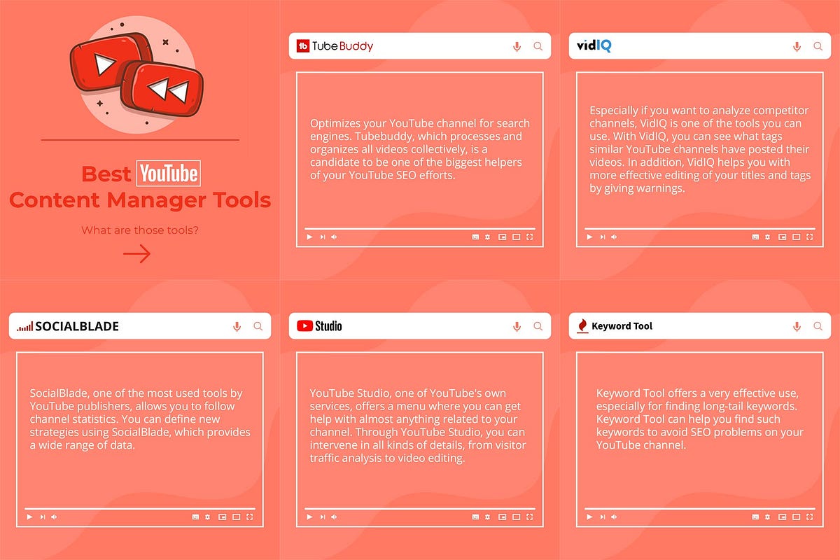 Best YouTube Content Manager Tools by Instafollowers Medium