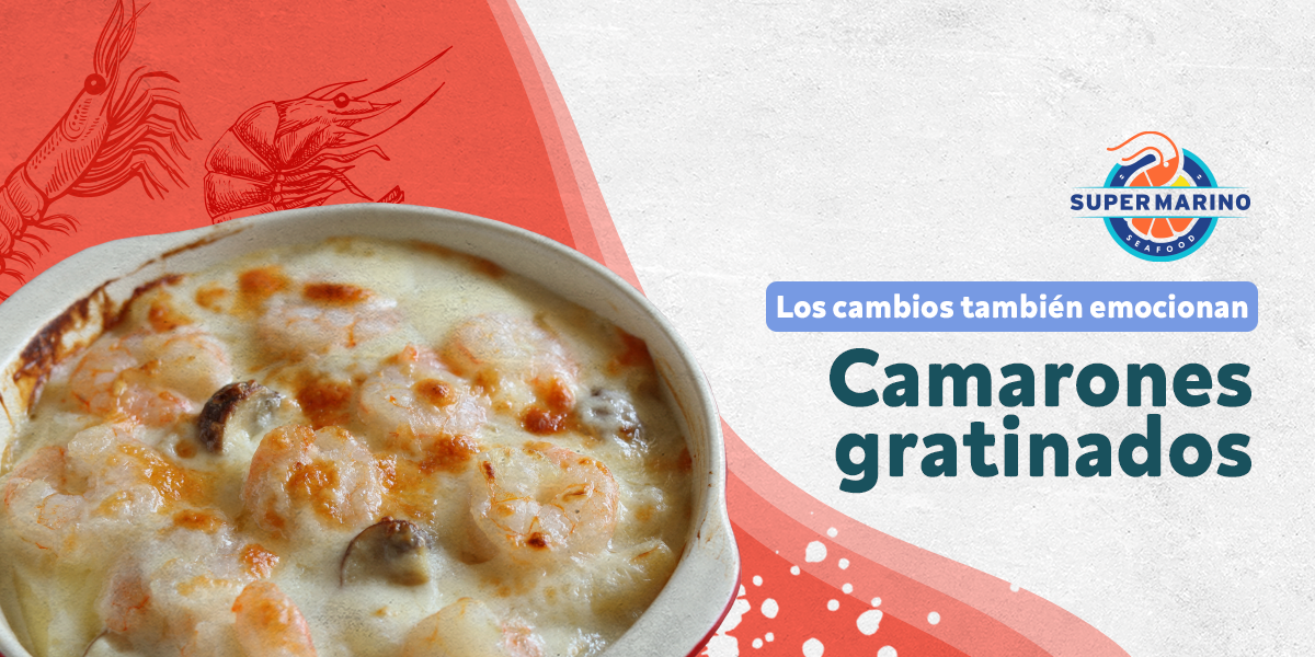 Camarones gratinados. Aprende en esta receta cómo preparar… | by Super  Marino SV | Medium