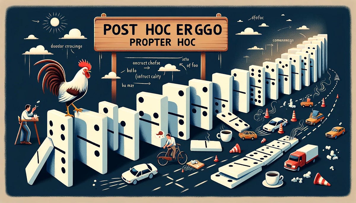 The Post Hoc Ergo Propter Hoc Fallacy by Michael Filimowicz, PhD + AI Higher Neurons Medium