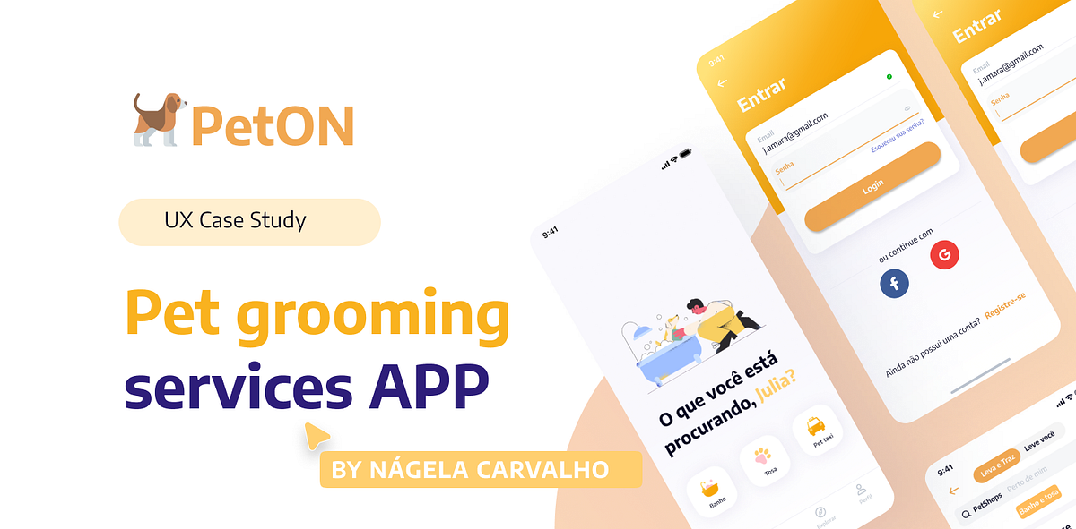 Case Study: Pet grooming services APP — UX Research and UI Design ...