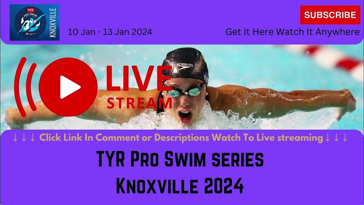 LIVE 🔴 Knoxville 2024 TYR Pro Swim Series LiveStream Live streaming