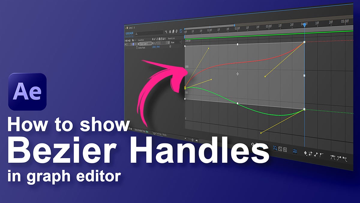Cara menampilkan Bezier Handles di Graph Editor di After Effects ...