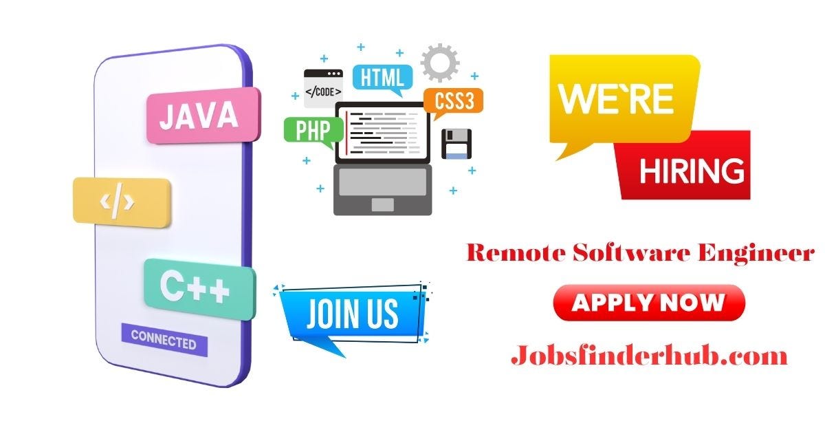 Remote Software Engineer Jobs 2023 by Jobs Finder Jul, 2023 Medium