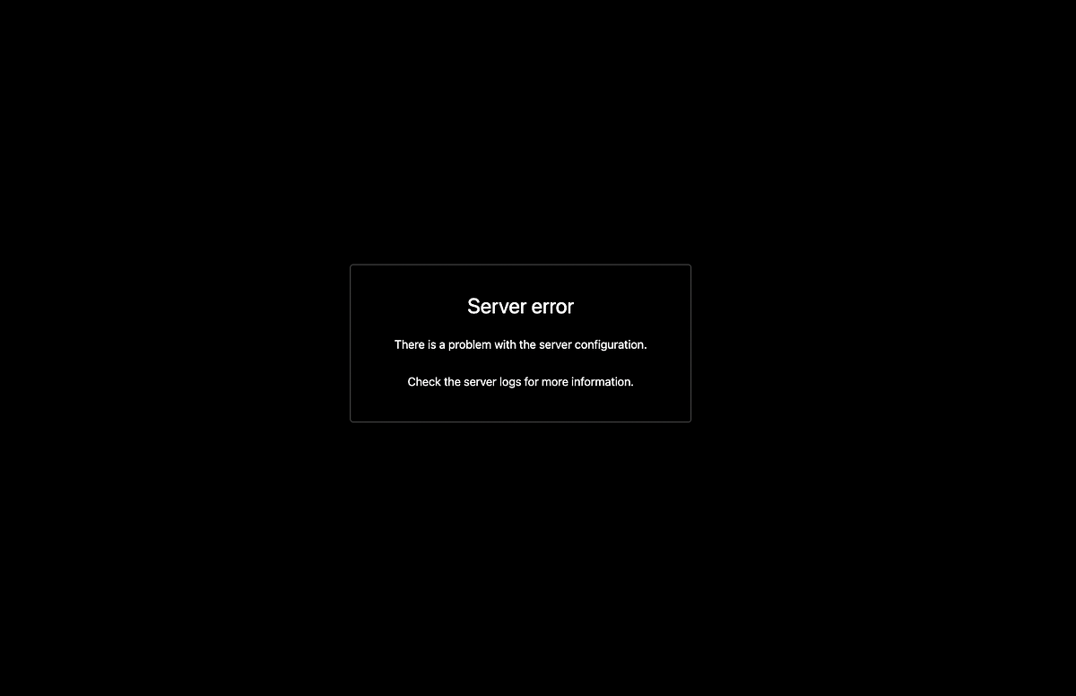 NextAuth.js ‘secret’ . Server error, CLIENT_FETCH_ERROR_CHALLENGE | by ...