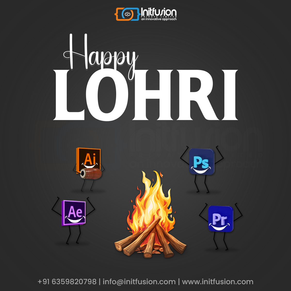 Happy Lohri 2025 — Initfusion Pvt Ltd