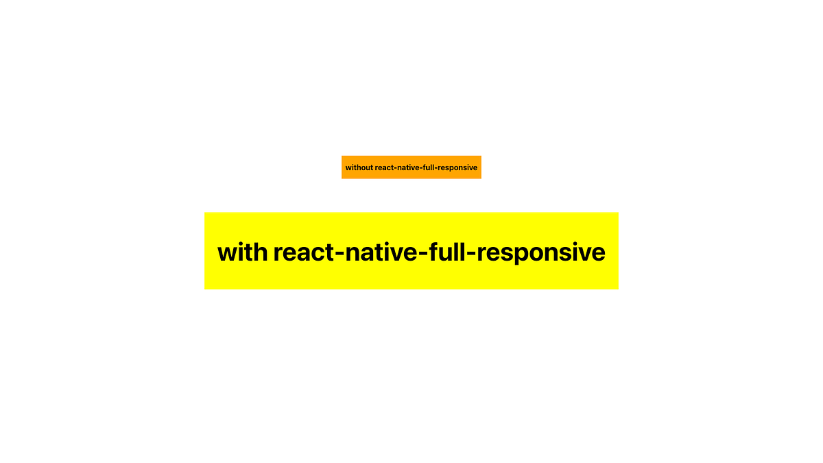 Easier way to make a responsive react native app | Medium