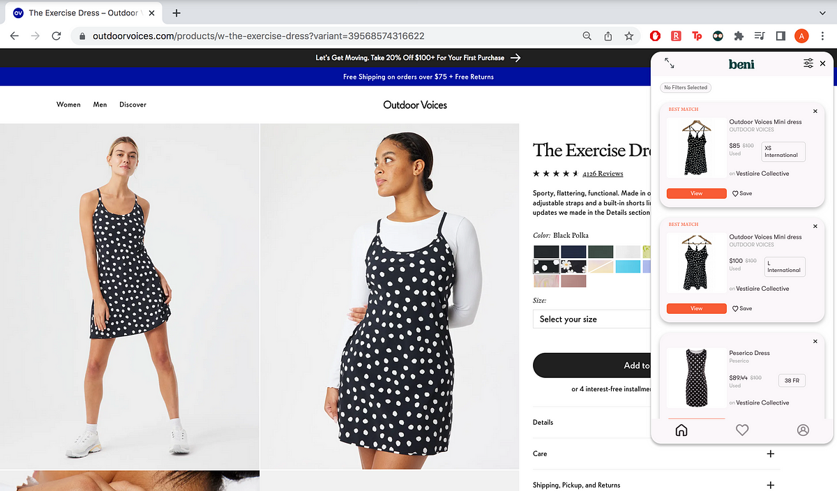 Beni builds browser extension to simplify secondhand shopping | by ...