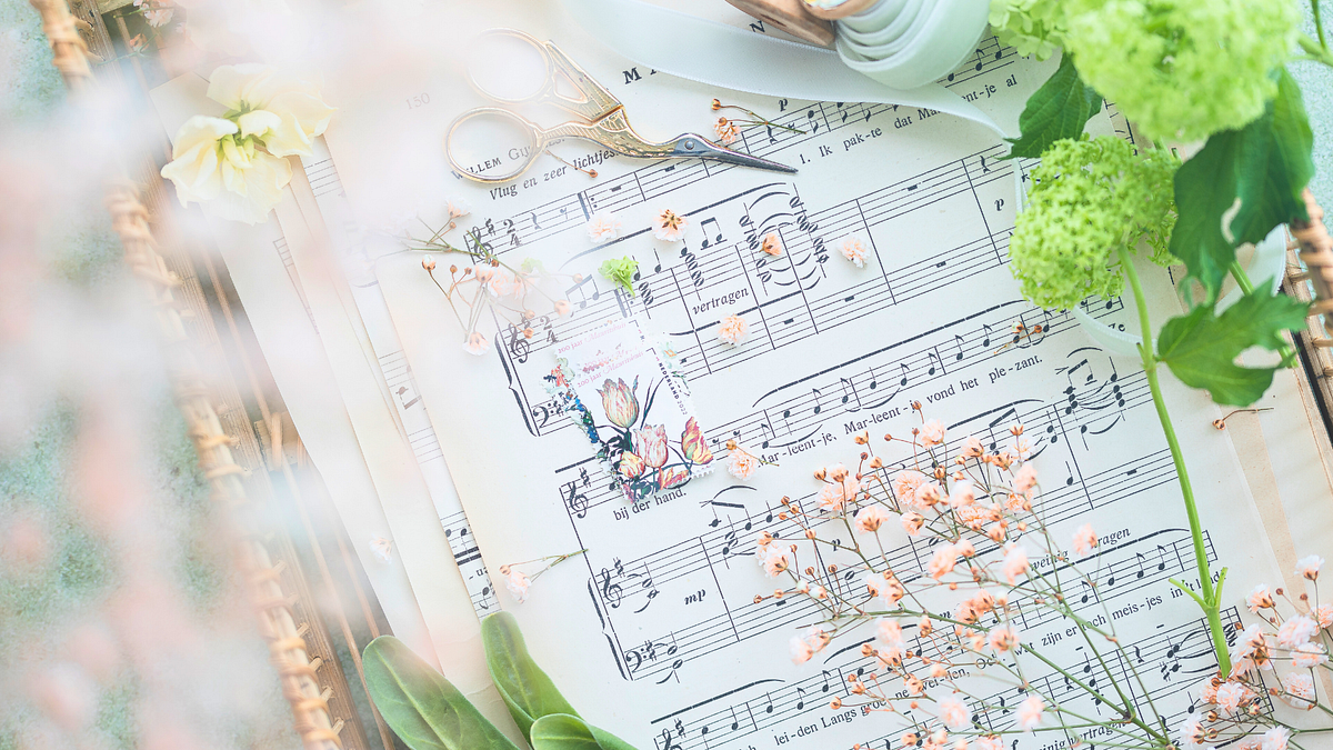 You know what notes to collect from the noise to compose your music ...