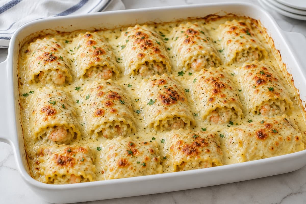 Shrimp Alfredo Roll-Ups Work Best When You Stop Pushing the Heat