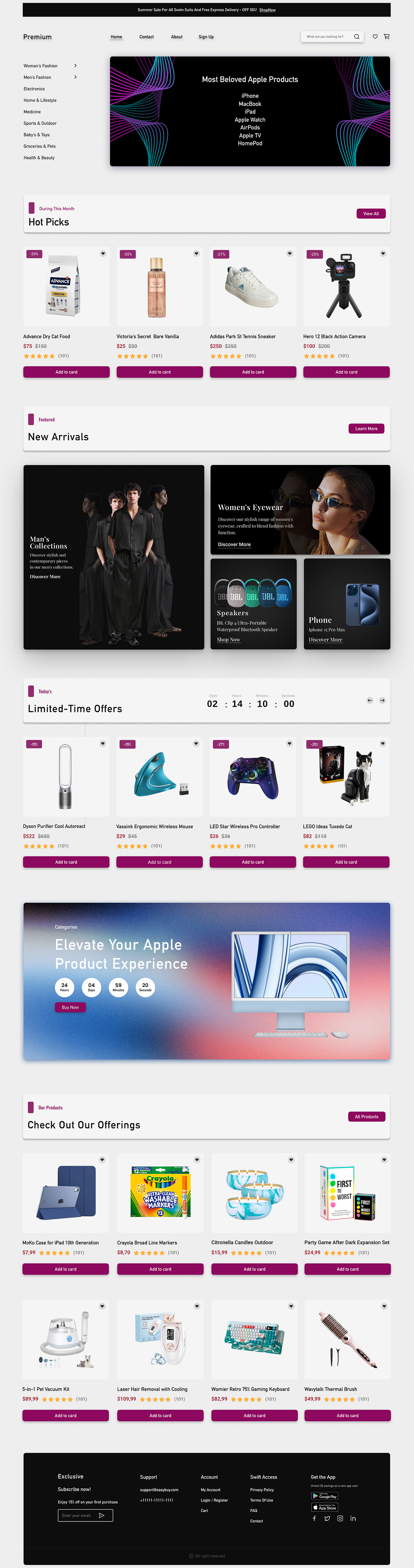 E-commerce Website Landing Page Design: A Modern and Effective Solution ...